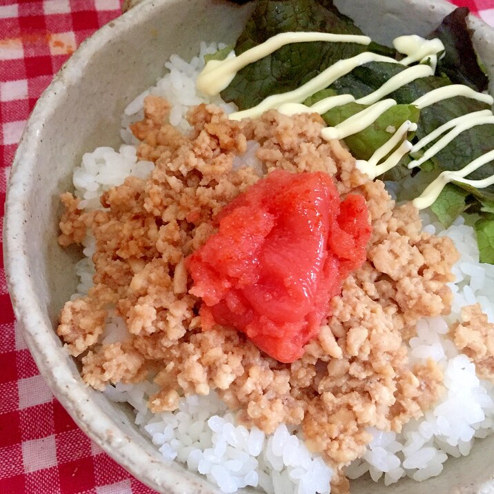 明太そぼろ丼★